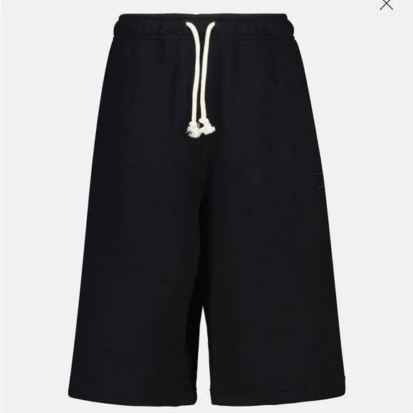 ACNE STUDIOS Cotton jersey shorts - black - Picture 11 of 11